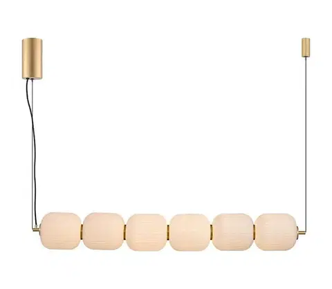 Svietidlá Zuma Line 003064-034748 - LED luster na lane AKARI LED/50W/230V zlatý DU31292/50W