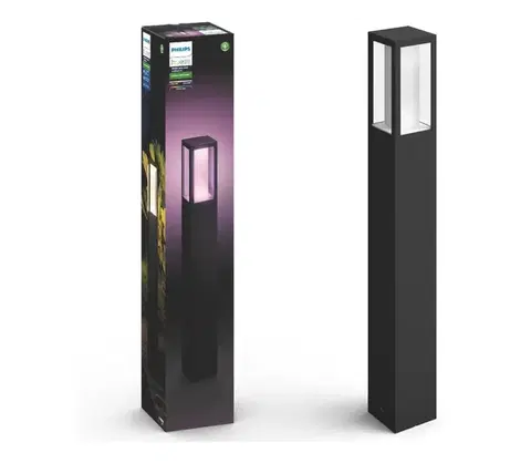 LED osvetlenie Philips 17432/30/P7 - LED RGB Vonkajšia lampa Hue IMPRESS 2xLED/8W/230V IP44 17432/30/P7