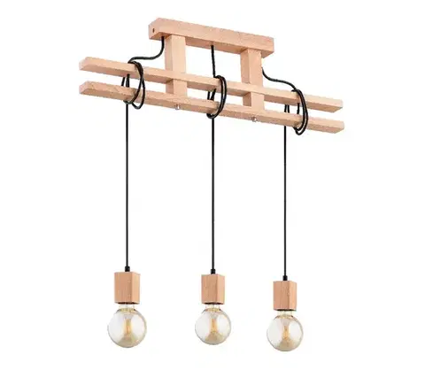 Svietidlá  Luster na lanku MAXXY 3xE27/15W/230V béžová 62065