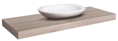 Kúpeľňový nábytok Doska pod umývadlo Naturel Dolce 120x50 cm dub bardolino DO12050DB DO12050DB