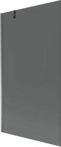 Sprchové dvere MEXEN/S - Next vaňová zástena FIX 100 x 150, grafit, grafit metal 895-100-000-00-40-95