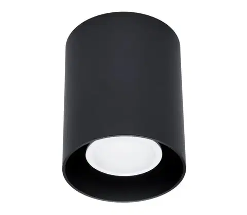 Svietidlá  Stropné svietidlo CREEP 1xGU10/50W/230V čierna SKU013293