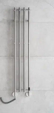 Radiátory do kúpeľne P.M.H - Sušiak uterákov elektrický PMH Mona 153,3x33,1 cm nerez MO13311533NRZLK MO13311533NRZLK