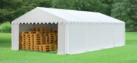 Skladové stany Skladový stan 6x8 biela PREMIUM