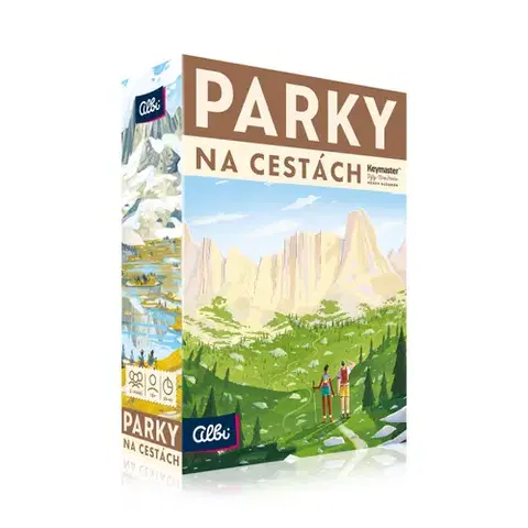 Cestovné hry Albi Hra Parky: Na cestách (zjednodušená cestovná hra)