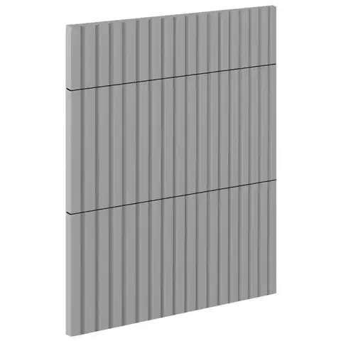 Kuchynské skrinky Čelo skrinky Luxeo F14-D60S3-AX ryfla grey