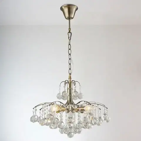 Moderné lampy do obývačky Luster 2200137-AB BRONZE LW4