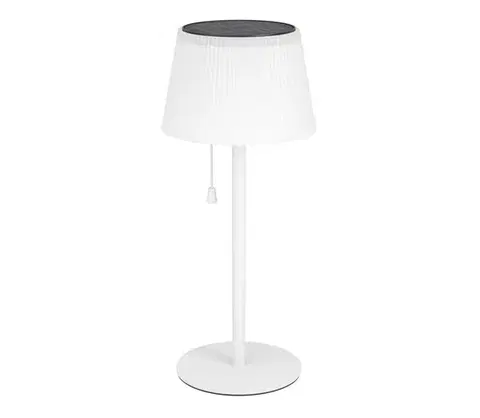 Lampy Eglo 901901 - LED solárna stolová lampa SCORDIANO LED/2,3W/3,7V 1800mAh IP44 biela 901901