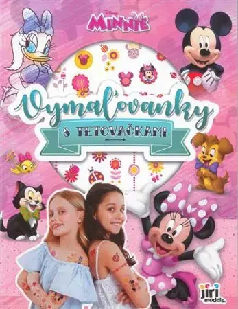 Nalepovačky, vystrihovačky, skladačky Vymaľovanky s tetovačkami: Minnie