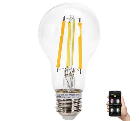 Žiarovky  B.V. LED Žiarovka FILAMENT A60 E27/6W/230V 2700-6500K -  S10301K7Y