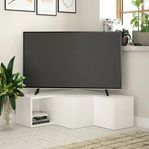 TV stolíky TV stolík Compact - White
