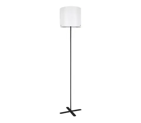 Lampy Rabalux 74011 - Stojacia lampa IZANDER 1xE27/40W/230V biela/čierna 74011