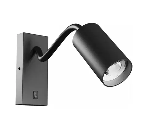 Svietidlá  Nástenné bodové svietidlo SQUALLA VARIOSA 1xGU10/10W/230V čierna 6024