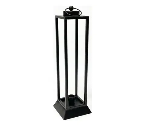 Taburetky Estilo Home Dekoratívna lucerna HALL 45,5 cm, čierna 5905623254609