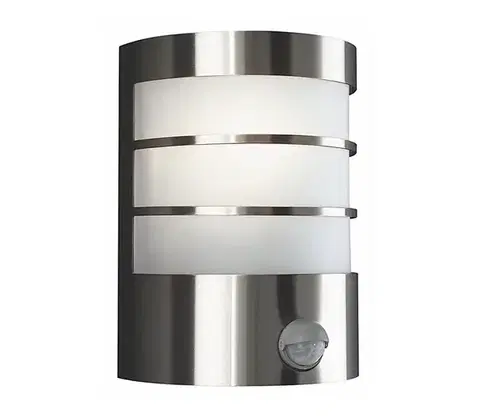Svietidlá Philips 17475/47/PN - Vonkajšie nástenné svietidlo so senzorom 1xE27/60W/230V IP44 17475/47/PN