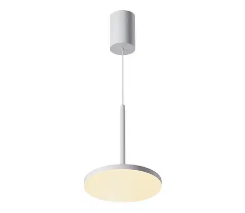 Svietidlá Maytoni P076PL-L12W3K-W - LED Luster na lanku PLATO LED/12W/230V 3000K biela P076PL-L12W3K-W
