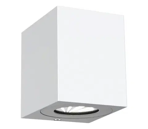 LED osvetlenie Nordlux - LED Vonkajšie nástenné svietidlo CANTO 2xLED/6W/230V IP44 biela 49711001