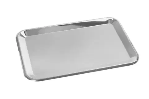 Podnosy a tácky MAKRO - Chrómový podnos 31 x 20,6 cm