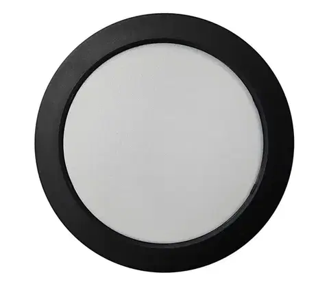Svietidlá  LED Stropné svietidlo ROUND LED/18W/230V 4000K pr. 21,7 cm čierna 008 0001214