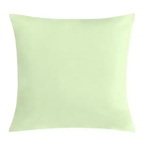 Obliečky Bellatex Obliečka na vankúšik zelená svetlá, 45 x 45 cm