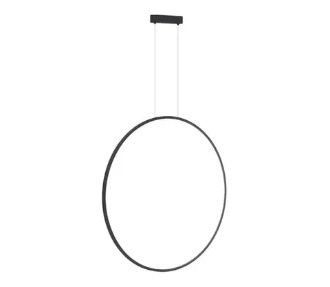 LED osvetlenie  LED luster na lanku SATURNO LED/46W/230V pr. 80 cm IP44 čierny ML8856