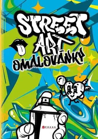 Pre deti a mládež - ostatné Street art omalovánky - Michaela Bystrá