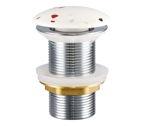 Svietidlá COMAD CLICK-CLACK T201M-W21-3 - Umývadlový výpust CLICK-CLACK pr. 7 cm teraco CLICK-CLACK T201M-W21-3