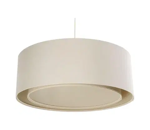 Svietidlá  Závesný luster na lane BOHO TRINITI 1xE27/60W/230V, priemer 50 cm, krémový 06A-004-50
