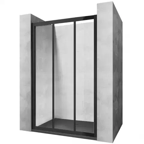 Sprchovacie dvere; priečky Sprchové dvere Alex 90x190 black Rea K9638