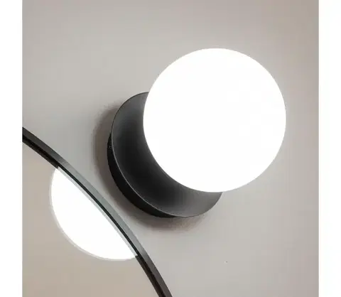 Svietidlá BRILAGI - LED kúpeľňové nástenné svietidlo BALL LED/6W/230V 3000/4000/6500K IP44 čierne FG-M1-C25-BLK