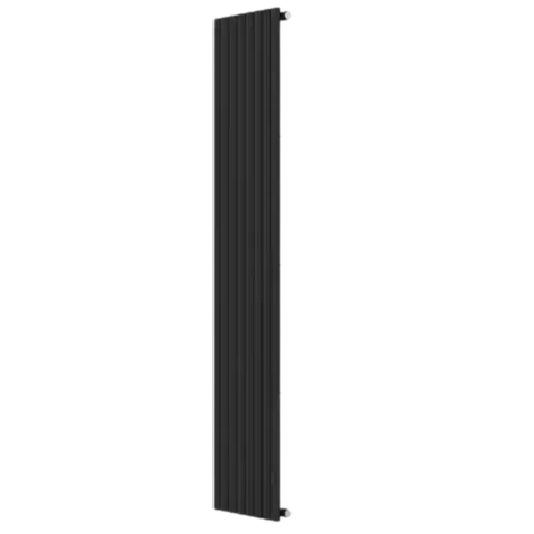 Radiátory do kúpeľne INVENA - Teleso dekoratívne, vertikálne mono 1800x480 čierne; UG-10-C18-A