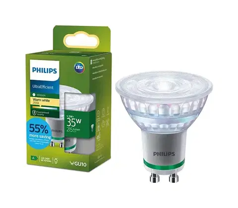 Žiarovky LED žiarovka ULTRAEFFICIENT Philips PAR16 GU10/1,2W/230V 2700K 872110304756400