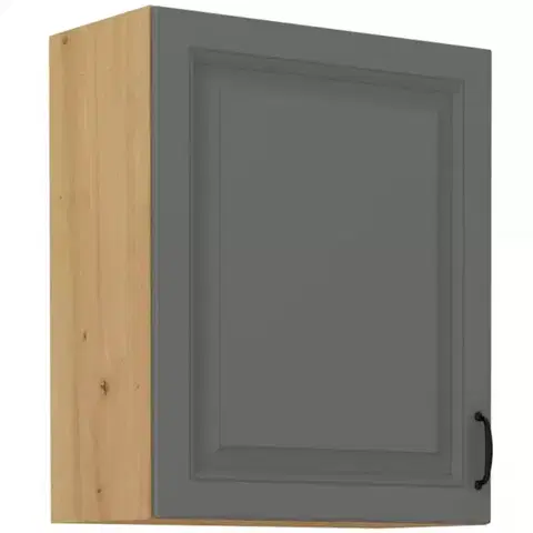 Kuchynské skrinky visiace Kuchynská skrinka Stilo dustgrey/artisan 60g/72 1f