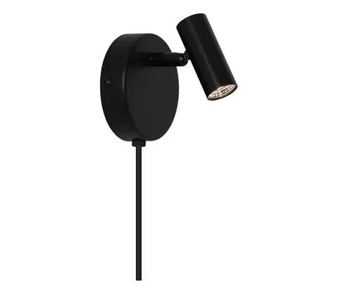 Svietidlá Nordlux - LED Nástenné bodové svietidlo OMARI LED/3,2W/230V čierna 2612501003