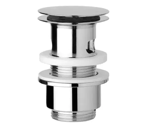 Svietidlá JIKA H3917100040001 - Výpusť do umývadla CLICK-CLACK, priemer 6,3 cm, lesklý chróm H3917100040001