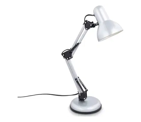 Lampy Brilo - Stolná lampa PIXA 1xE14/25W/230V strieborná 7394014