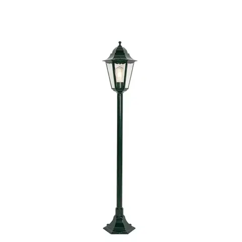 Vonkajšie svietidlá Klasické stojace vonkajšie svietidlo tmavozelené 125 cm IP44 - New Orleans