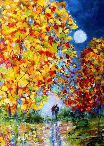 1000 dielikov Enjoy Puzzle Jesenný mesiac