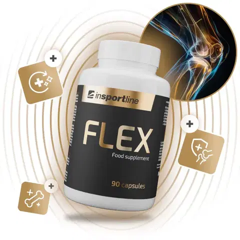 Vitamíny a minerály Výživový doplnok inSPORTline Flex, 90 kapsúl