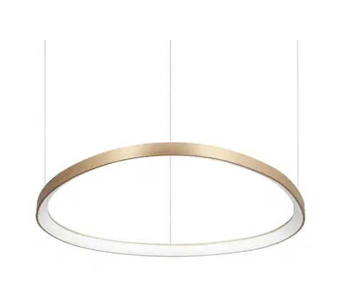Svietidlá Ideal Lux - LED závesný luster GEMINI LED/56W/230V 4000K priemer 81 cm CRI 90 mosadz 372204