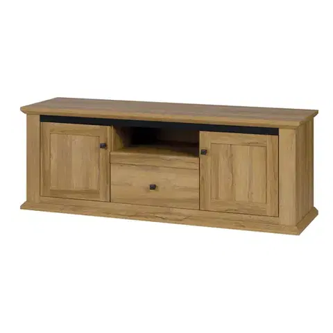 TV stolíky KONDELA Leon MZ15 tv stolík dub grand