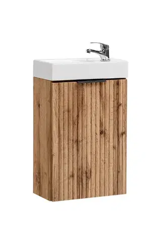 Skrinky s umývadlom ArtCom Kúpeľňová skrinka s umývadlom ADEL Oak U40/1 | 40 cm