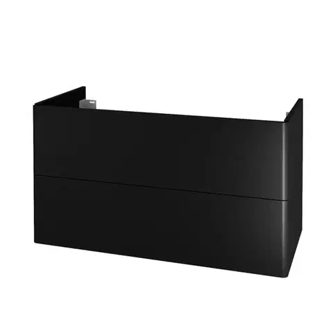 Kúpeľňový nábytok Mereo Siena, kúpeľňová skrinka 100 cm, čierna mat CN442S