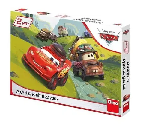 Spoločenské hry Dino Toys Detská hra Cars: Poď sa hrať a závody Dino
