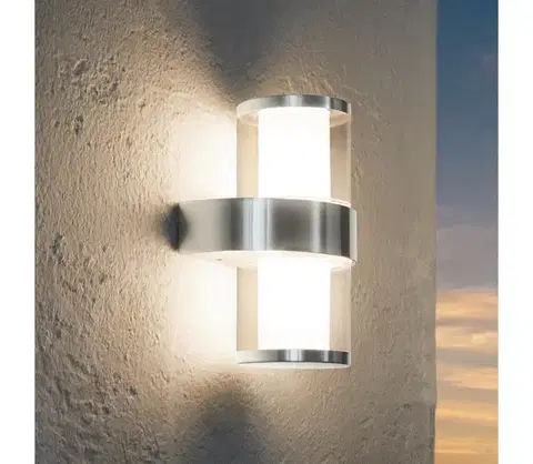 Záhradné lampy Eglo 94799 - Vonkajšie nástenné svietidlo BEVERLY 1 2xLED/3,7W/230V IP44 94799