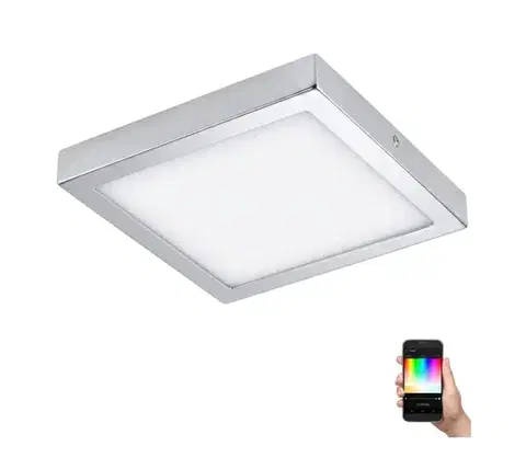 Svietidlá Eglo 98561 - LED RGBW stmievateľné stropné svietidlo FUEVA-C LED/21W/230V BT IP44 98561
