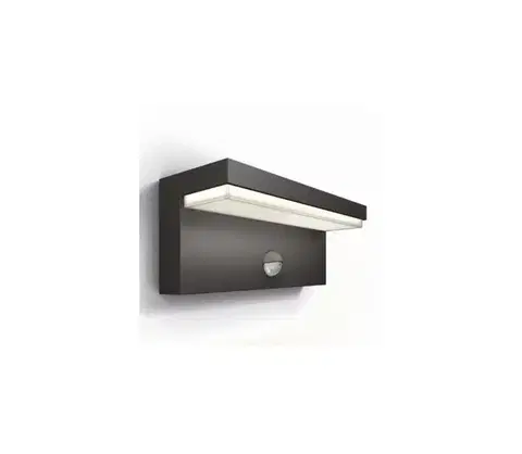 Svietidlá Philips - LED Vonkajšie nástenné svietidlo so senzorom BUSTAN LED/3,8W/230V IP44 872016925741200