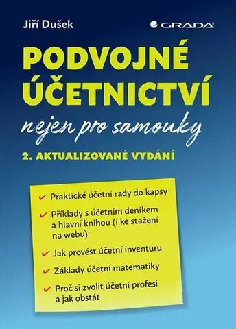 Dane, účtovníctvo Podvojné účetnictví nejen pro samouky, 2. aktualizované vydání