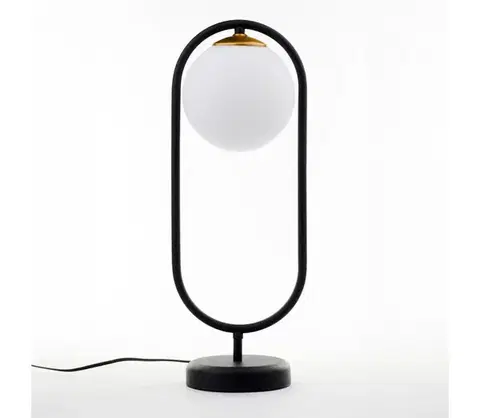 Lampy Jupiter 2044 - Stolná lampa IGON 1xE14/40W/230V čierna 2044