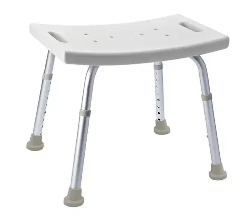Doplnky do kúpeľne RIDDER - HANDICAP Kúpeľňová stolička, nastavitelná výška, biela A00601101